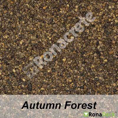 image of ronadeck resin bound surfacing autumn forest