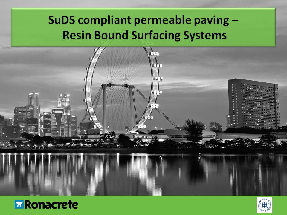 SuDS Compliant Permeable Paving Resin Bound Surfacing 