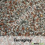 image of ronadeck resin bound surfacing terragrey